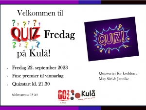FredagsQUIZ p Kul!